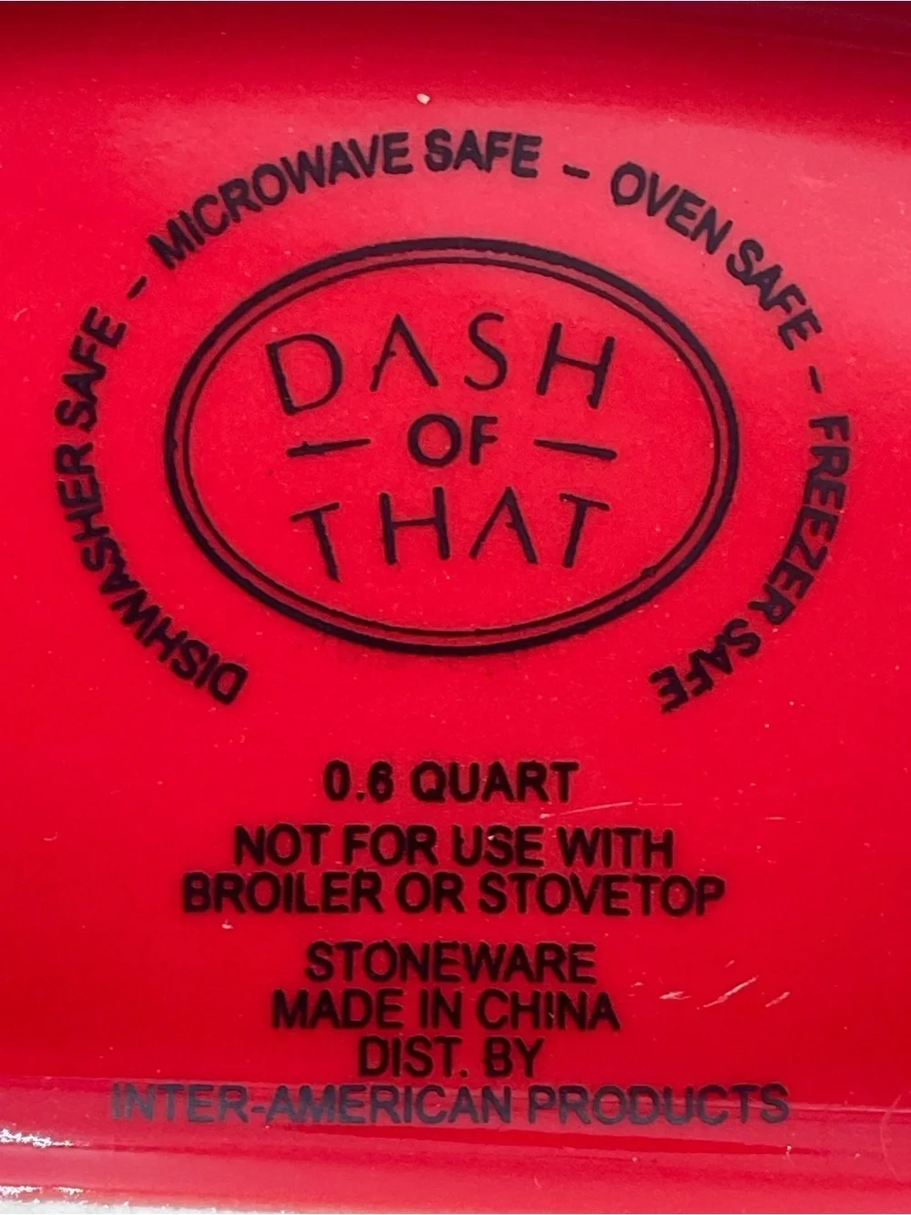 Dash of That bright red